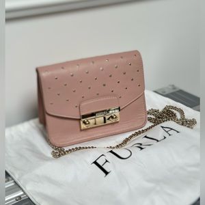 FURLA crossbody leather bag